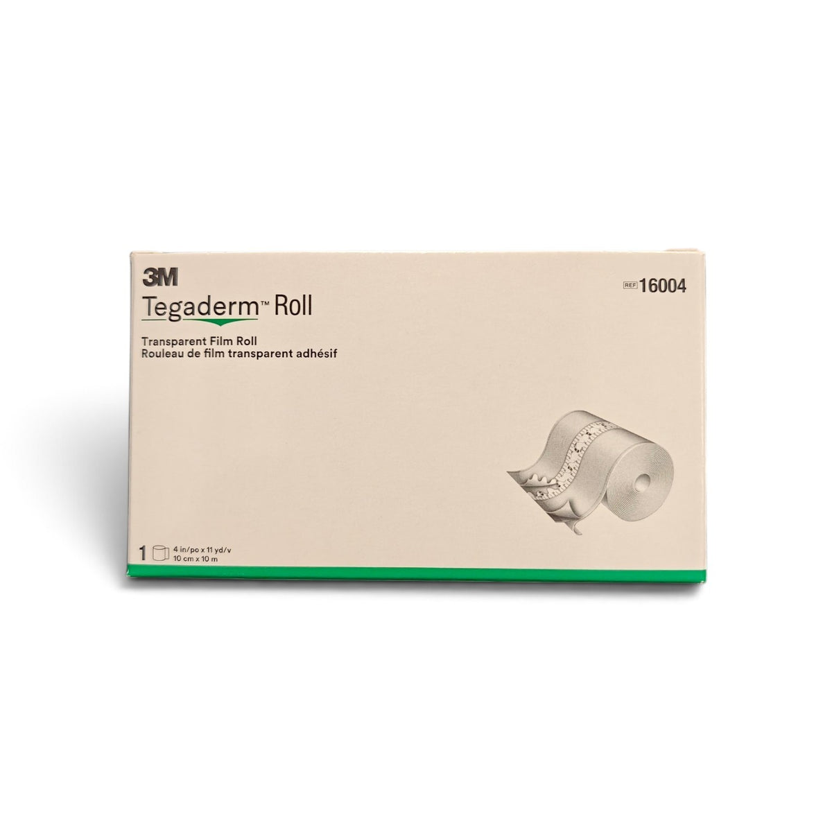 3M Tegaderm Film Roll 4 inch by 11 yard 10cm by 10m for wound care and tattoo aftercare at Yaletown Medical Supplies Vancouver