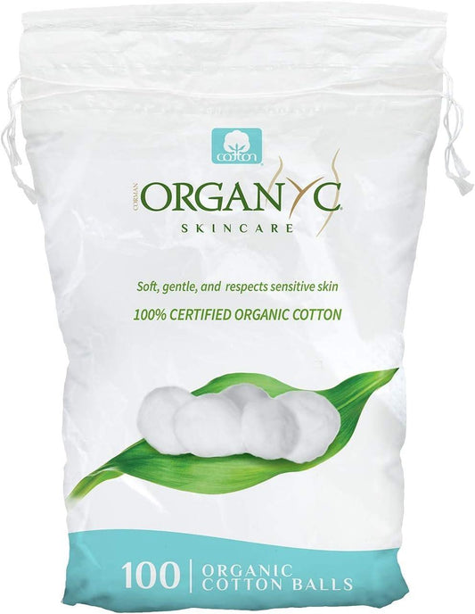 Cotton Balls, 100 Count Organic Beauty Certified