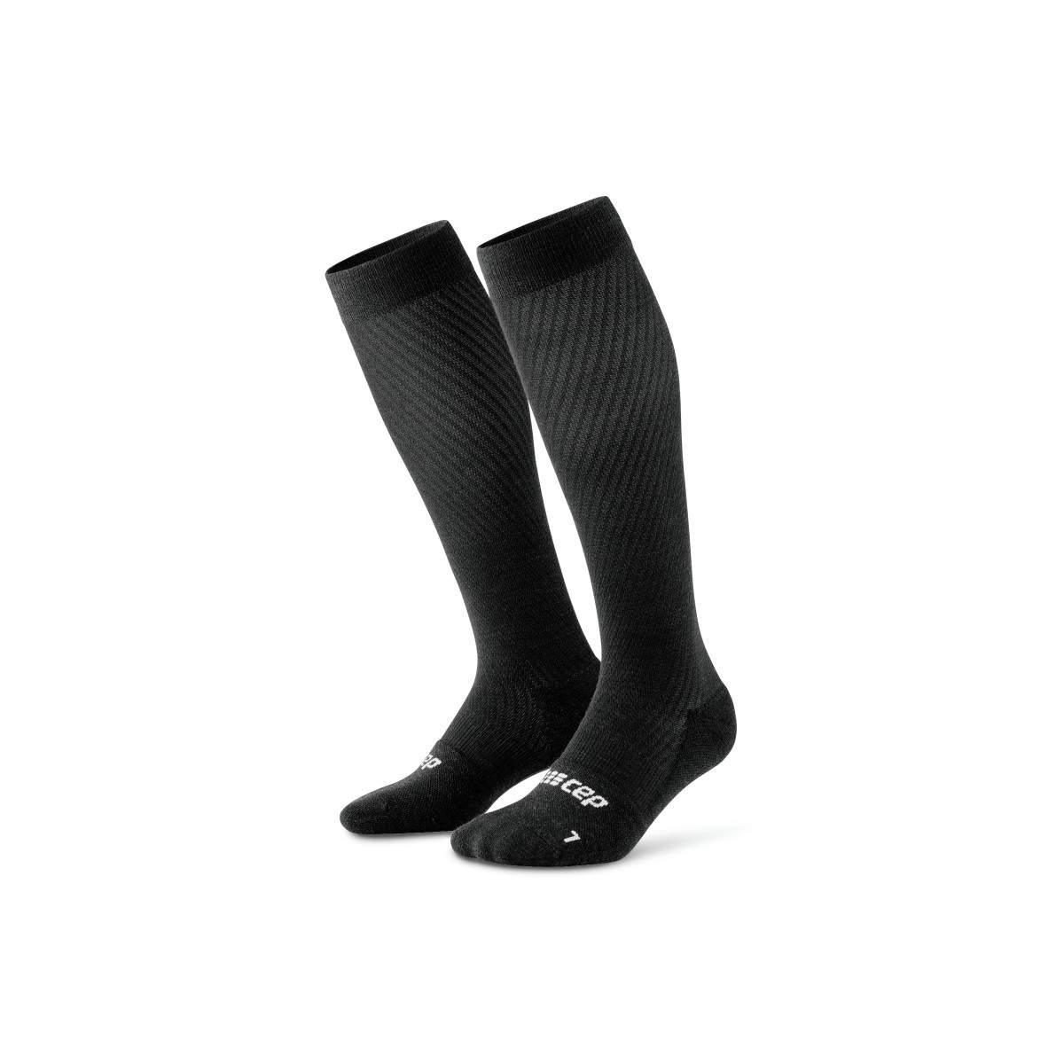 Flight Socks, Tall, Black, Men, CEP