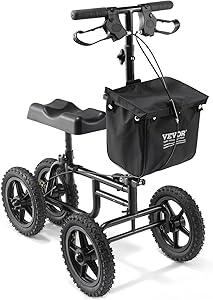 Knee Walker 12" wheels Cap.350Lbs. Vevor