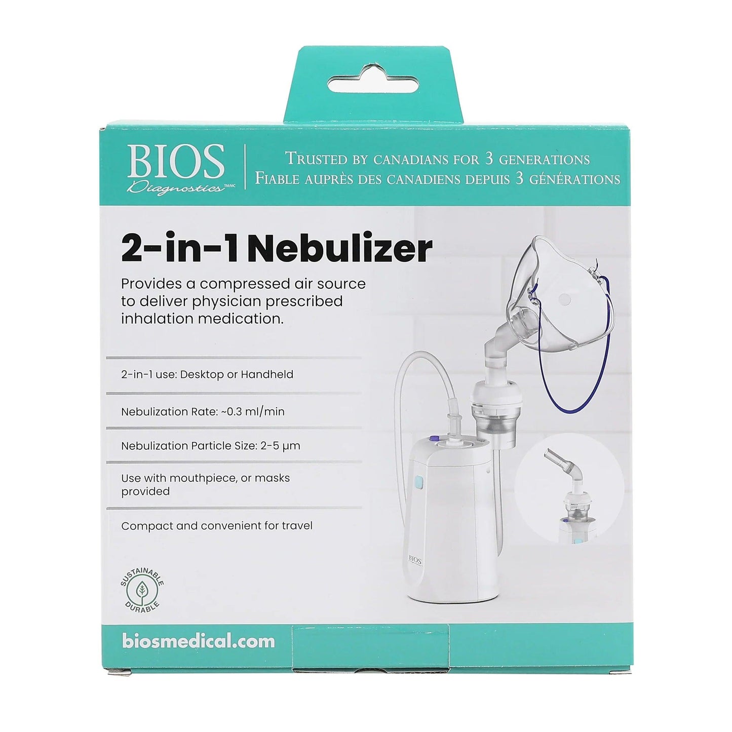 NEBULIZER 2-IN-1 100NB BIOS