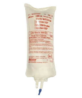 Sterile Water 1000ml Medline