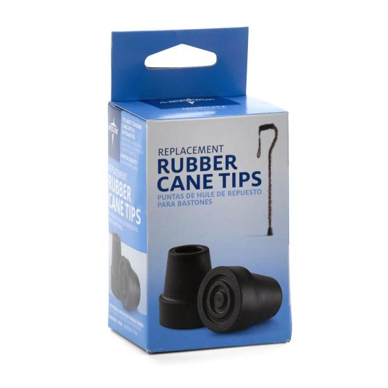 TIPS CANE 3/4" Medline MDS86426W 2 Pieces
