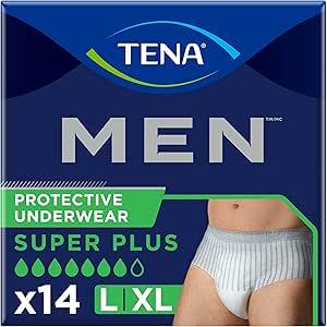 Tena Men Super Plus Protective Underwear L/XL, 14 Count
