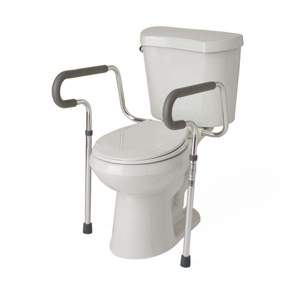 Toilet Safety Frame Guardian Adjustable Cap. 300 Lbs. 136 kg