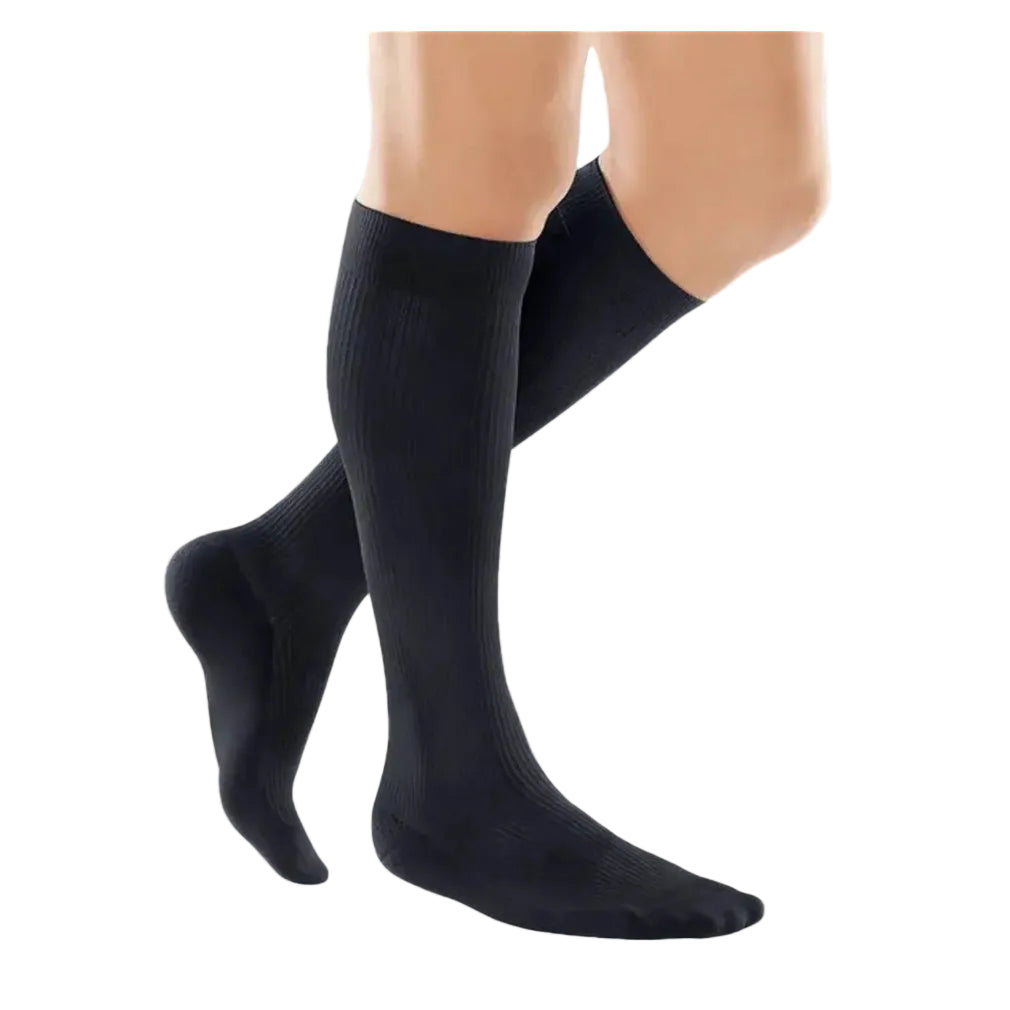 Medi Travel calf compression socks 18-20 mmHg for flights and DVT prevention men and women at Yaletown Medical Supplies Vancouver