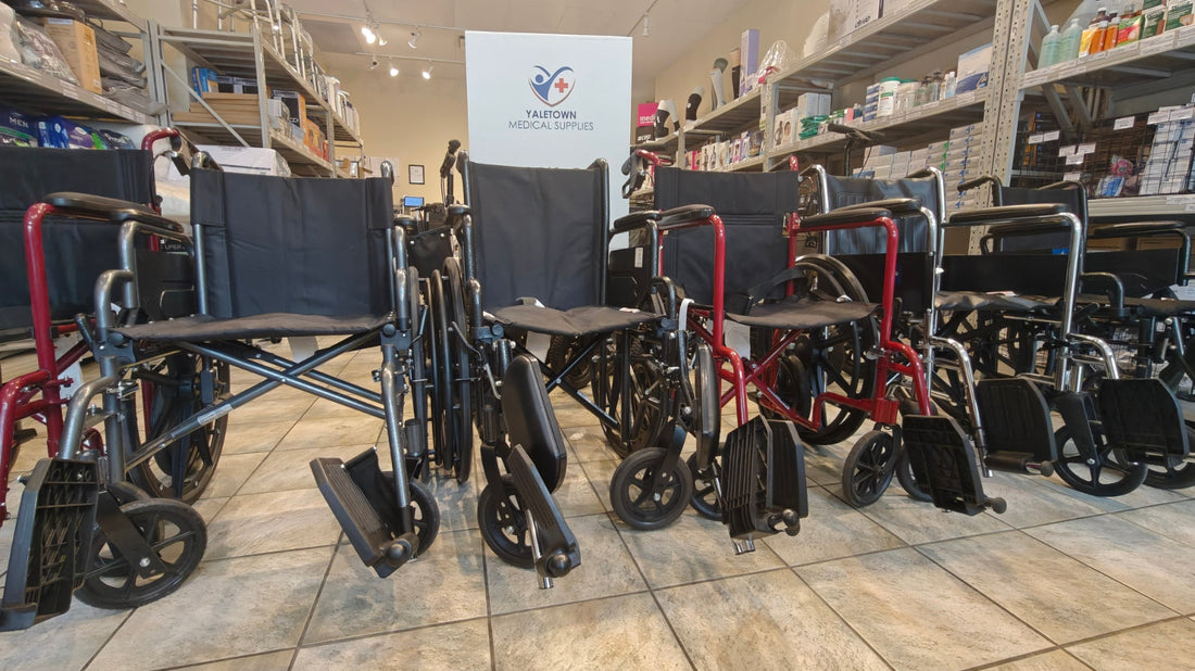 Wheelchair rentals available at Yaletown Medical Supplies Vancouver