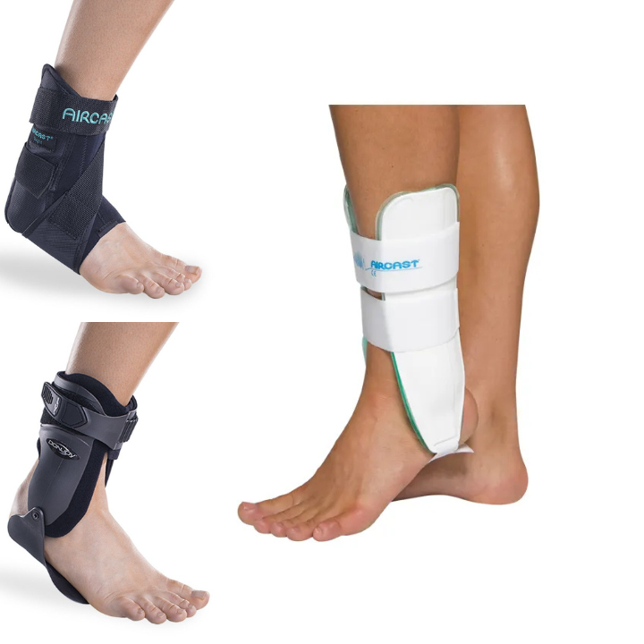 Aircast and DonJoy ankle braces comparison at Yaletown Medical Supplies Vancouver