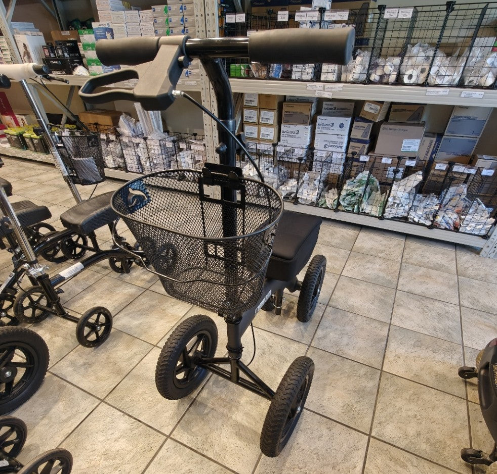 Knee walker available for rent at Yaletown Medical Supplies Vancouver