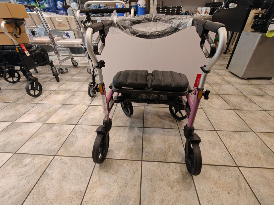 Walker vs rollator comparison guide at Yaletown Medical Supplies Vancouver