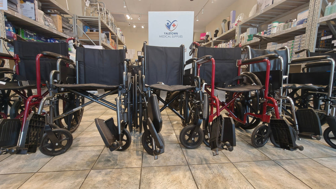 Wheelchair rentals available at Yaletown Medical Supplies Vancouver