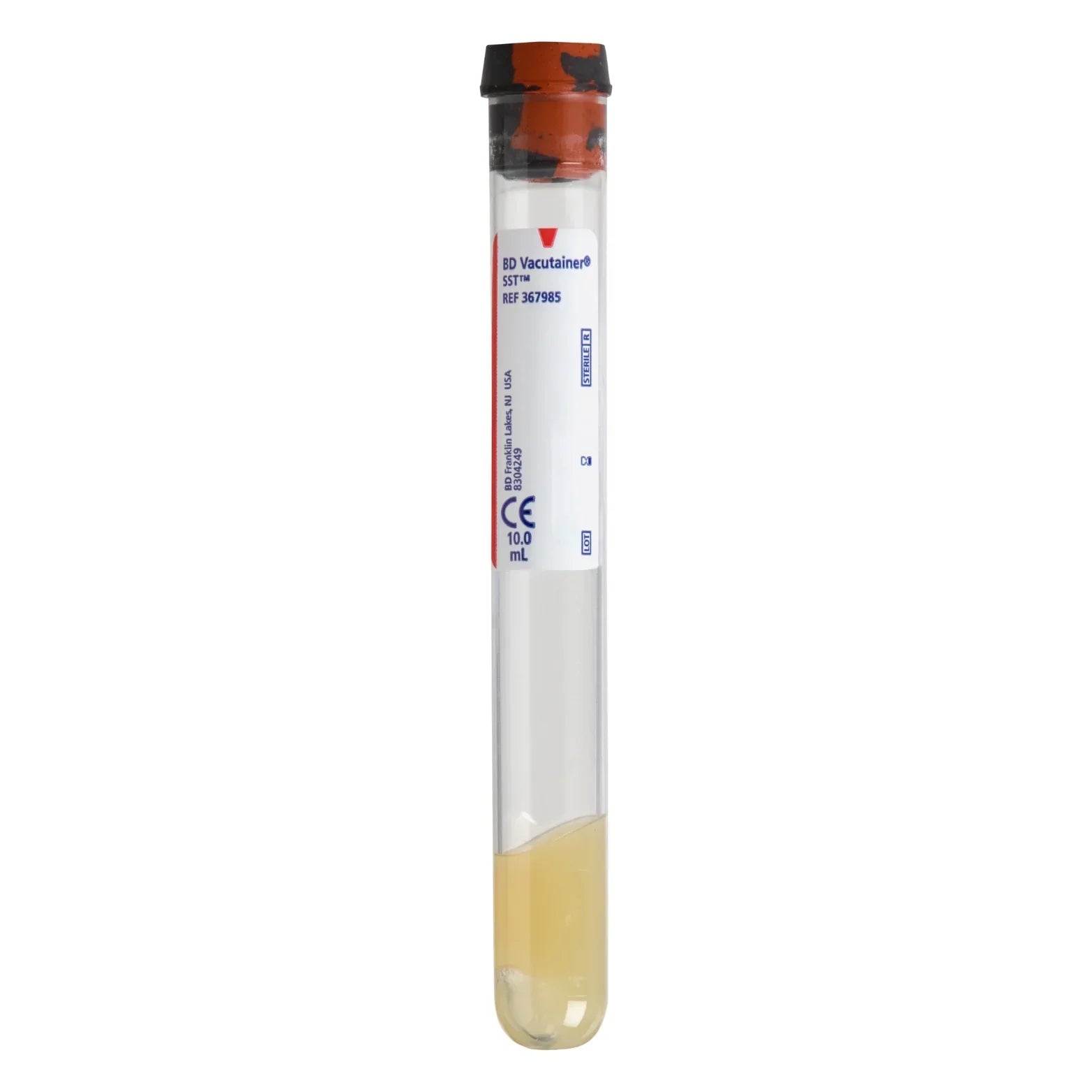 BD Vacutainer Serum Tube 10 mL — Glass with Hemogard Closure