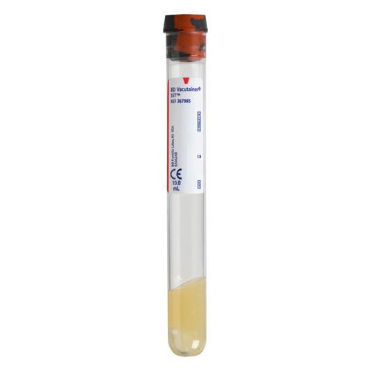 BD Vacutainer Serum Tube 10 mL — Glass with Hemogard Closure