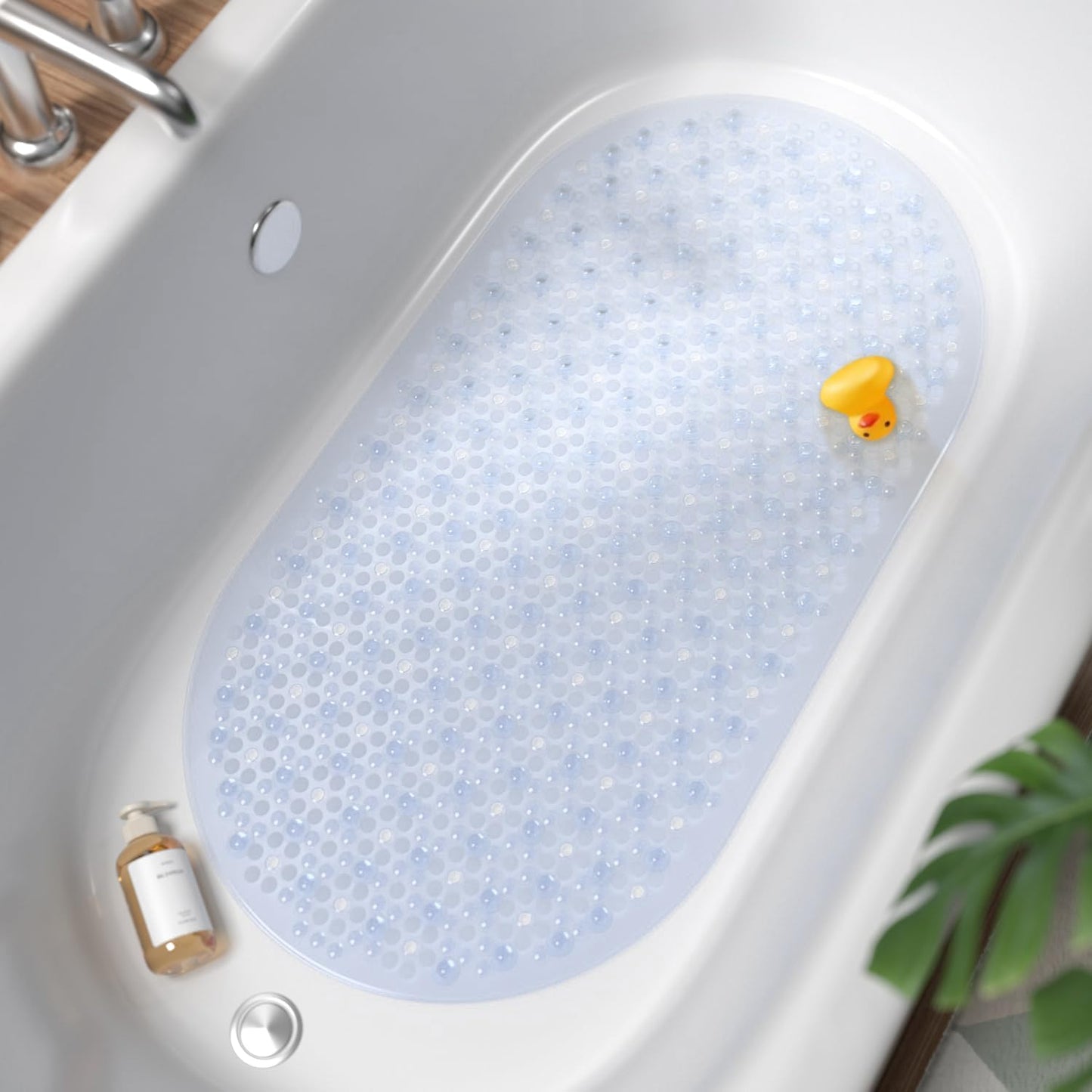 Bath Mat Non Slip, Oval, 68x38 CM