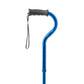 CANE FOLDING OFFSET 4PT ERGONOMIC GEL GRIP, BLUE 4UCANEB