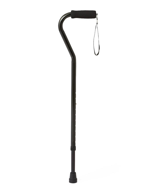 Cane Offset Aluminum Adjustable Cap. 300 Lbs. 136 kg. MDS86420