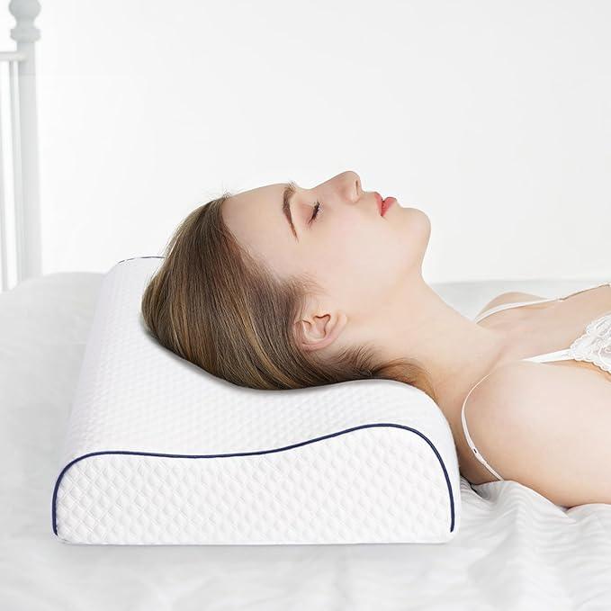 Cervical Pillow Memory Foam 60cm X 35cm X 9/11 cm