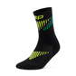 Compression Socks, Run, Mid Cut, CEP Class 1, 20-30 mmHg Black/Lime