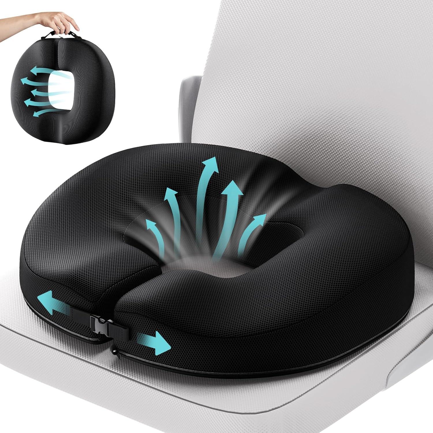 Donut Pillow Seat Cushion Ergonomic