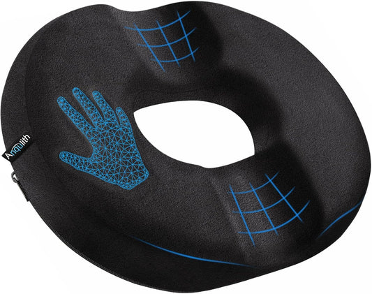 Donut Pillow Seat Cushion for Tailbone Pain Relief and Hemorrhoids