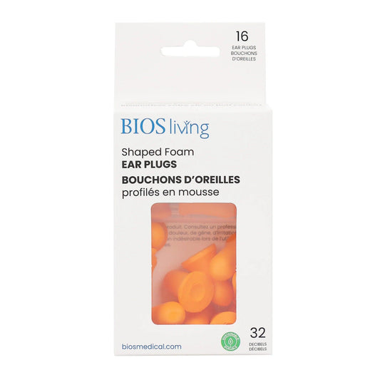 EAR PLUGS EP106 SHAPED FOAM 16 PC (ORANGE) 32DB