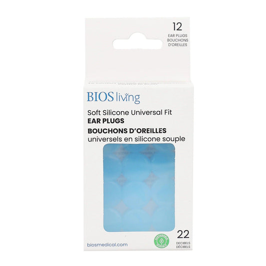 EAR PLUGS SOFT SILICONE UNIVERSAL FIT EP124 12PC (BLUE)
