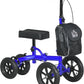Knee Walker Foldable Steerable Medical 12" Rubber Wheels