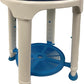 Bath Stool Plastic Swivel Cap. 100 kg DSC345