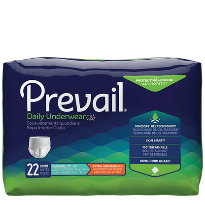 Prevail Extra Absorbency Incontinence Underwear Pull Up Small