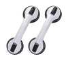 Shower Handle 12" Suction Cup Grab Bar 2 Pack