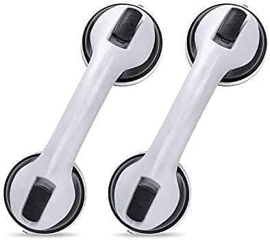 Shower Handle 12" Suction Cup Grab Bar 2 Pack