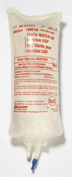 Sterile Water 1000ml Medline