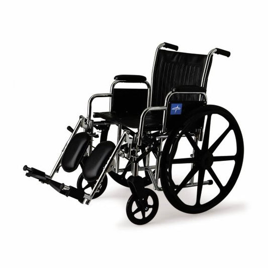 WHEELCHAIR EXCEL 2000 18"Wx16"D ELEVATING LEGRESTS MDS806300D