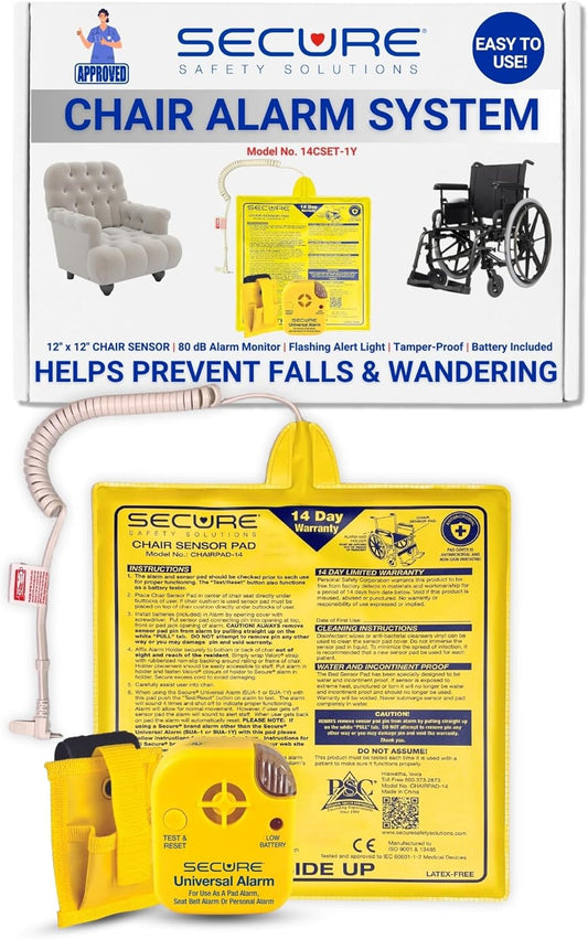 Wheelchair alarm monitor