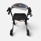 Drive Medical Compact Folding Rollator RTL10288BK with 8-inch wheels and seat at Yaletown Medical Supplies Vancouver