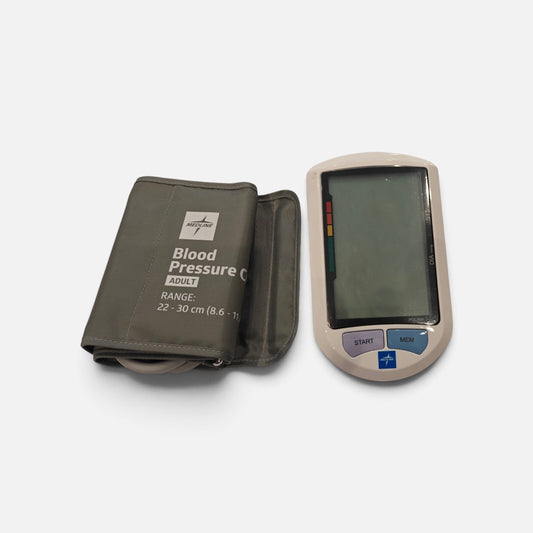 Medline MDS3001 digital automatic blood pressure monitor with adult cuff at Yaletown Medical Supplies Vancouver