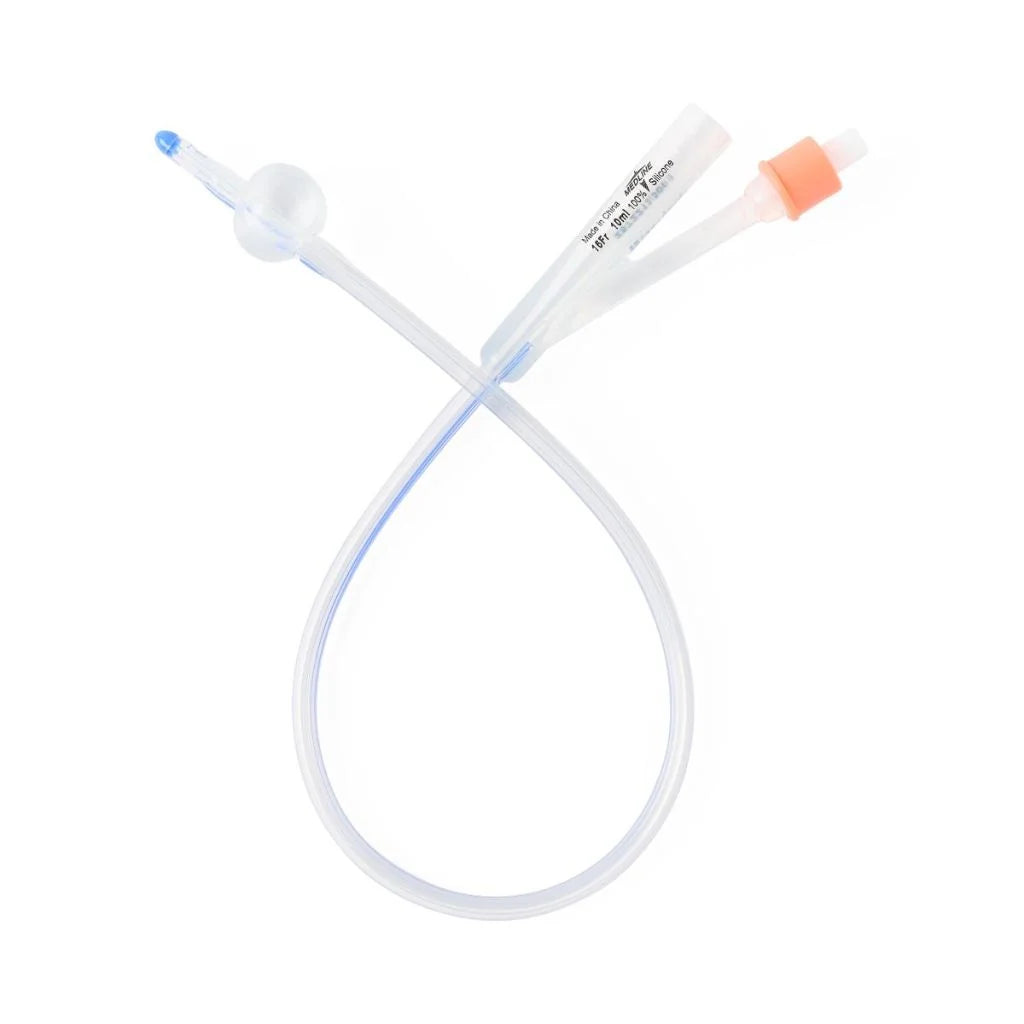 Medline SelectSilicone 2-Way 100% Silicone Foley Catheter 16 Fr 10 cc at Yaletown Medical Supplies Vancouver