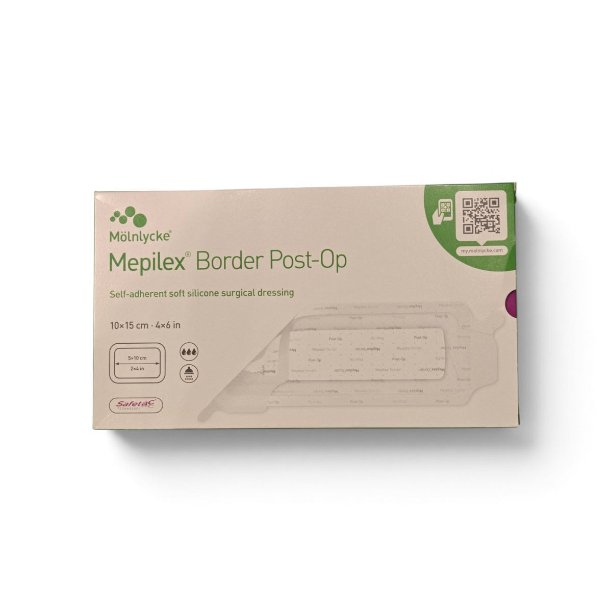Mepilex Border Post-Op self-adhesive foam dressing by Mölnlycke at Yaletown Medical Supplies Vancouver